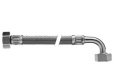 Ift Shower Hose - Zulaufschlauch Edelstahl Dn10 Gebogen L=1000mm (15x21) 1 2" - 3700358051002
